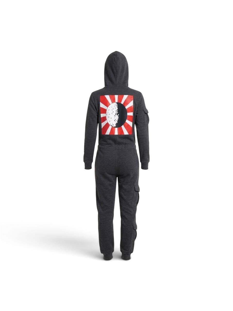Harajuku Limited Edition Unisex Kargo Cepli Kapüşonlu Sweatshirt Tulum
