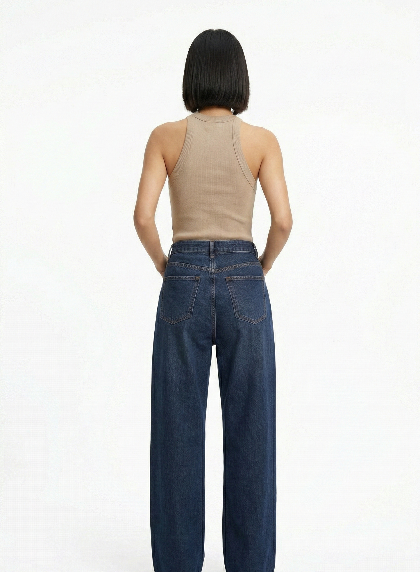 Kadın Biyeli Halter Yaka Body