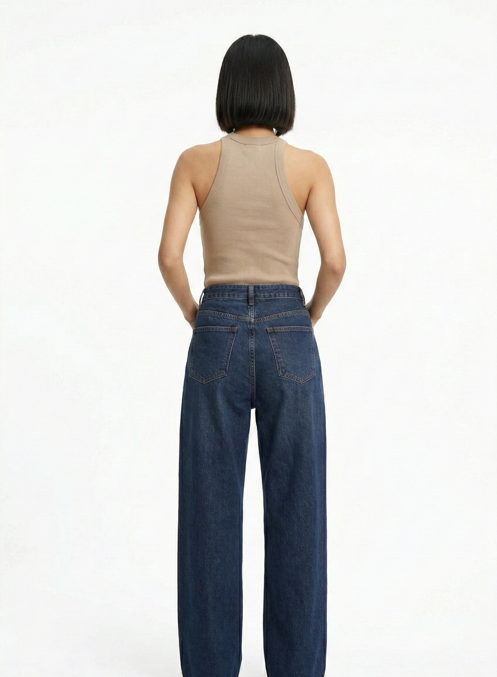 Kadın Biyeli Halter Yaka Body