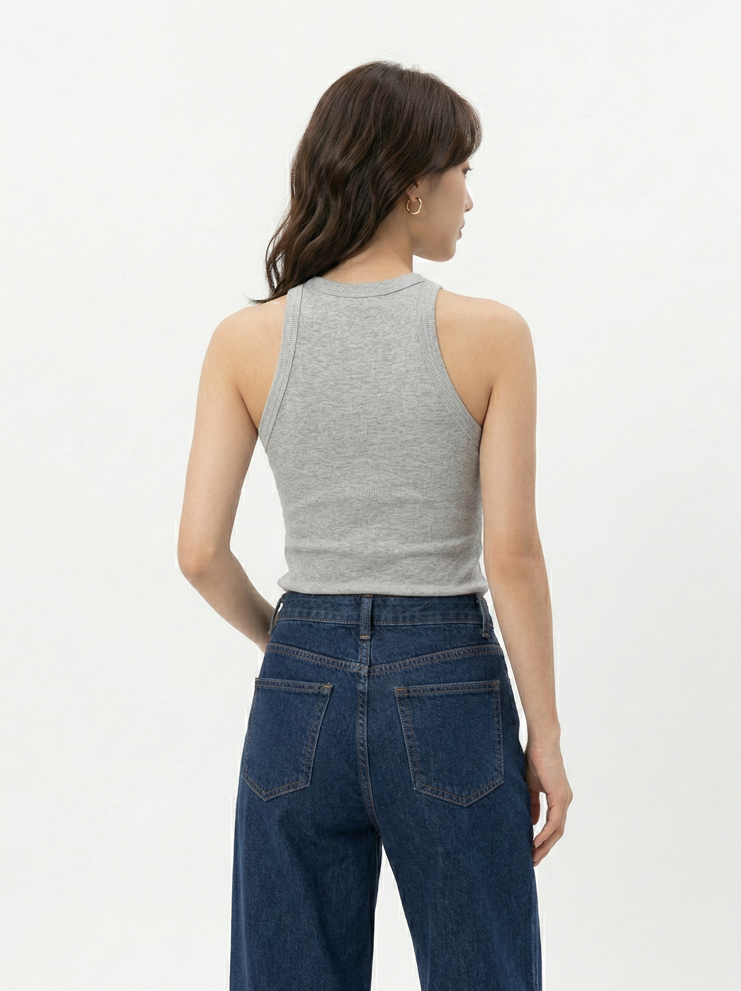 Kadın Biyeli Halter Yaka Body
