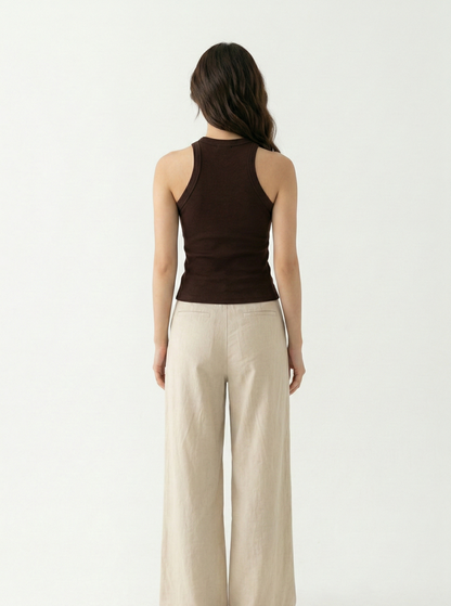 Kadın Biyeli Halter Yaka Body