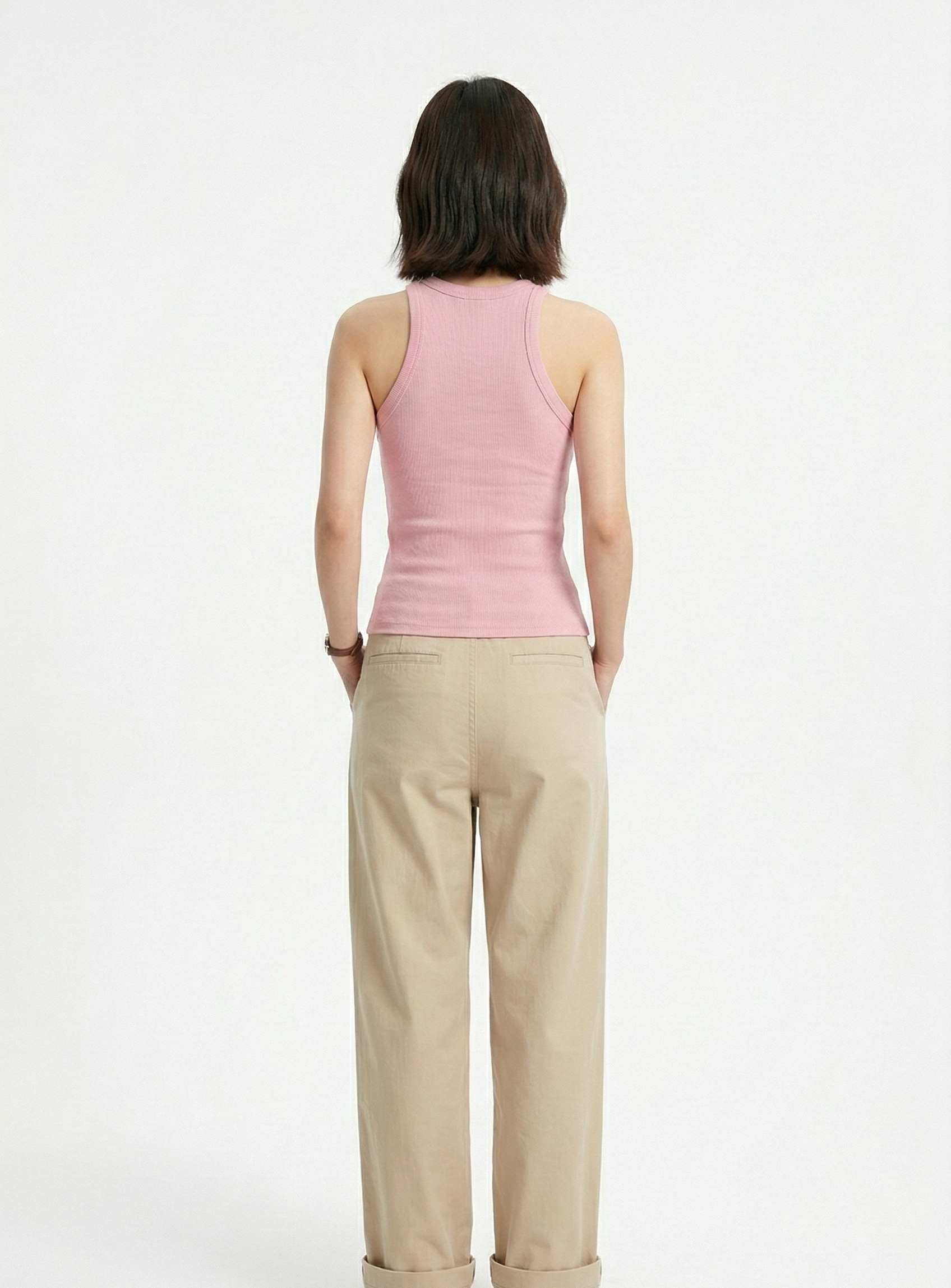 Kadın Biyeli Halter Yaka Body