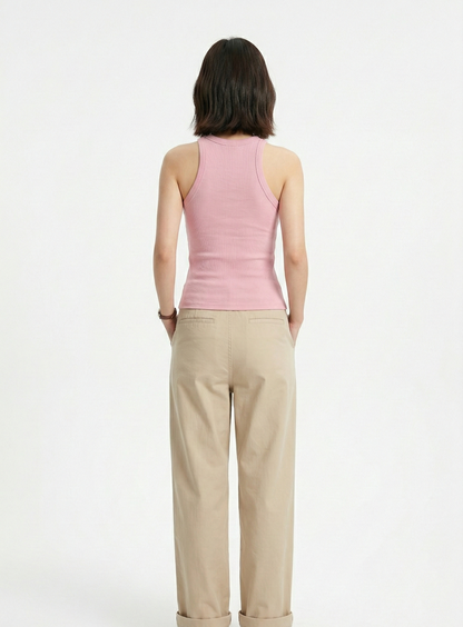 Kadın Biyeli Halter Yaka Body